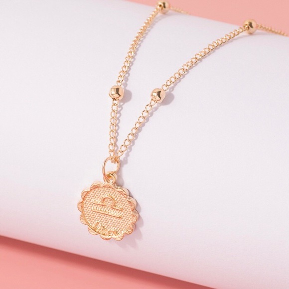 Libra September-October Horoscope Zodiac Necklace - Picture 3 of 12